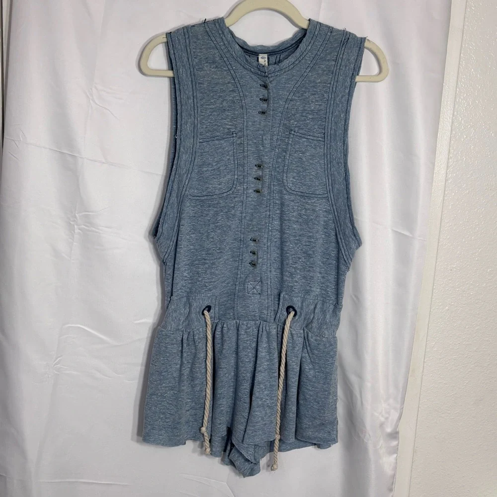FP Movement by Free People Gray Romper - Picture 3 of 5